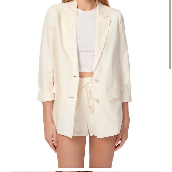 Cami NYC Jackets & Blazers - Cami NYC Linen Silk Blazer Small
